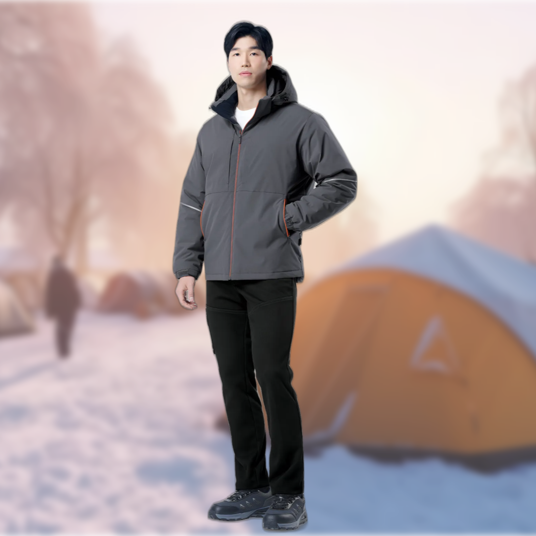 티뷰크 TB-307 추동 리사이클 패딩 자켓 겨울 캠핑 방한복 작업복 회사 단체 점퍼 - 상세 이미지 3