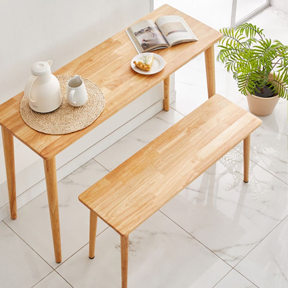 키코 원목 벤치 우드 2인 식탁 의자