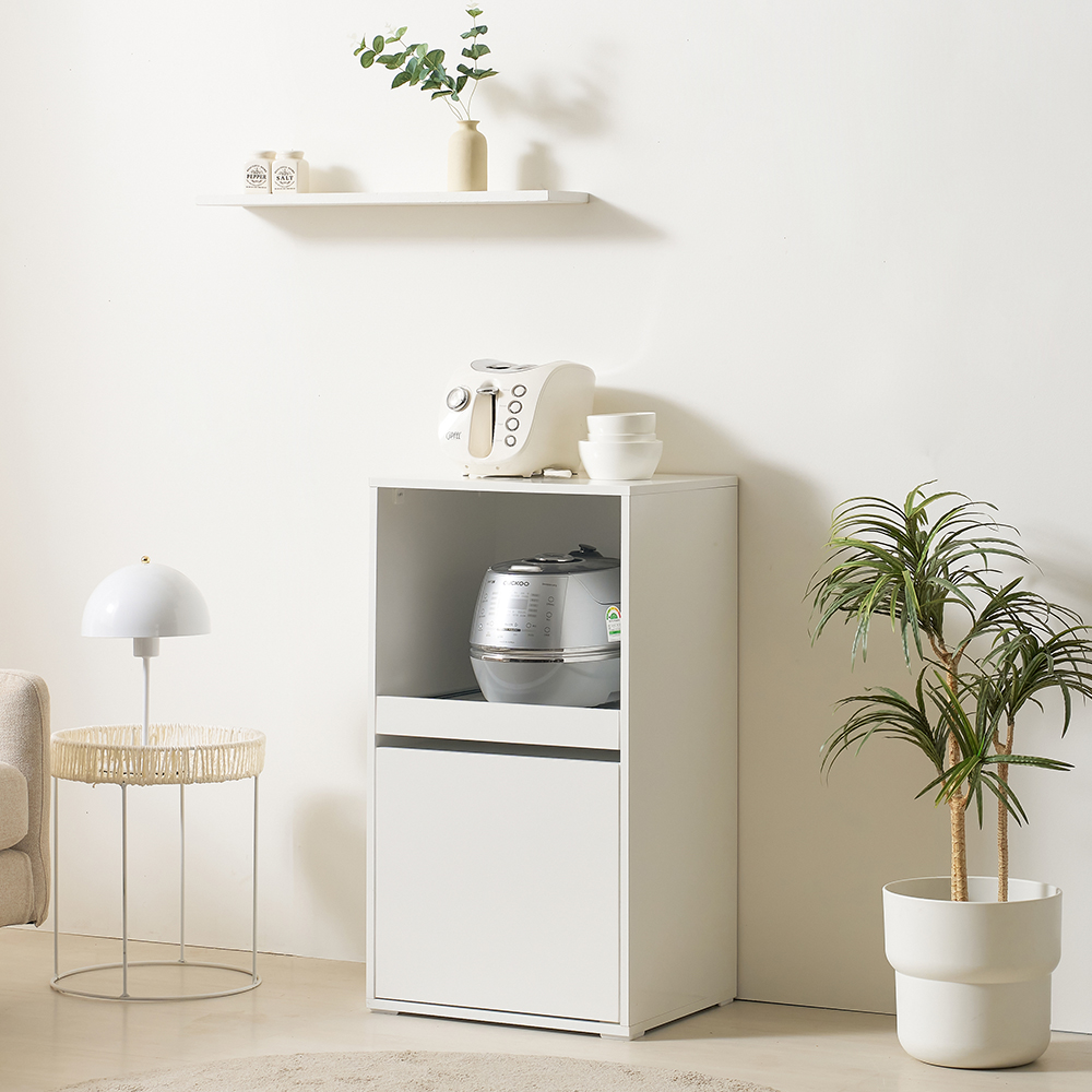 에어프라이어 밥솥 선반 밥통 주방 수납장 뉴모닝 렌지대