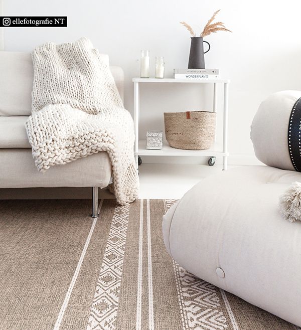 베이자플로우 PVC 러그 - 아프리카 내츄럴 140 x 220 cm