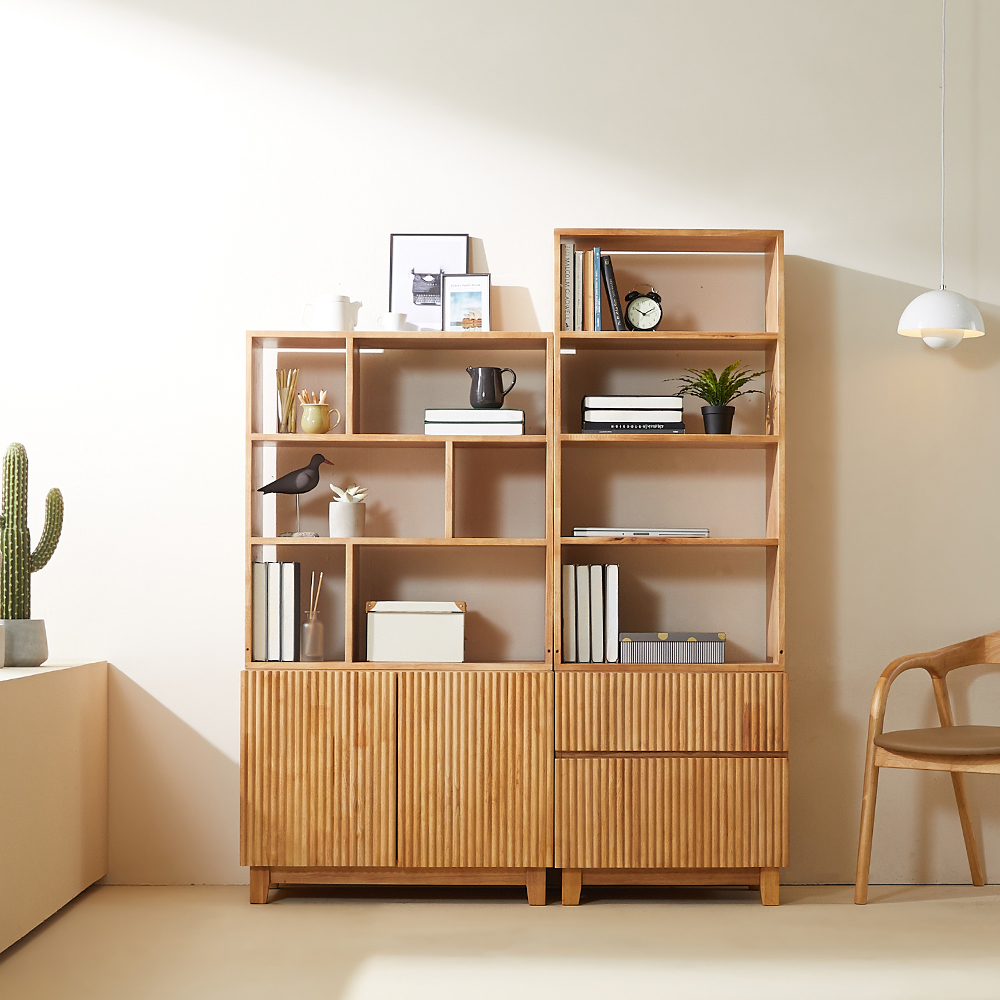 [무료배송] 모노 템바보드 원목 높은 TV 거실장 1400 티비다이