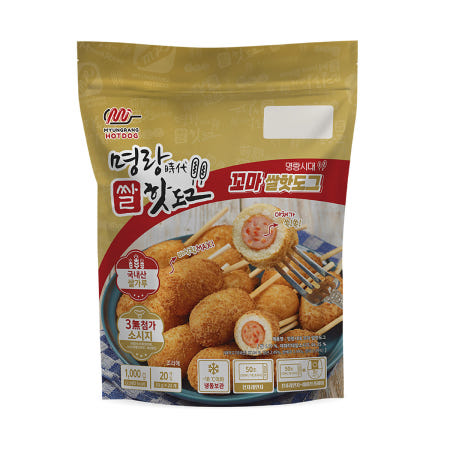 명랑시대 코스트코명랑핫도그 명랑시대쌀핫도그 냉동 미니 40개