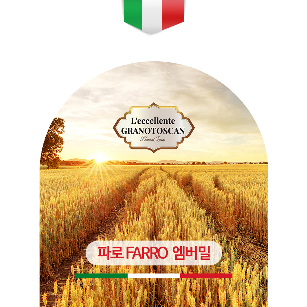최근생산 카무트호라산밀 그레인온 파로 곡물 FARRO파로쌀 2kg 엠머밀 이미지 4
