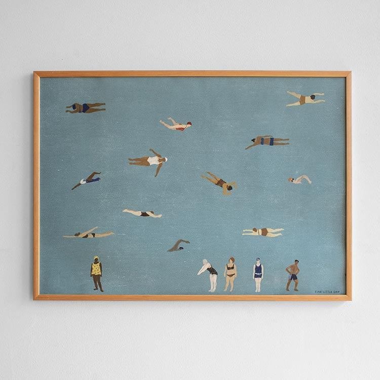 여름 시원한 그림 포스터 인테리어 액자 해변 - 상세 이미지 5