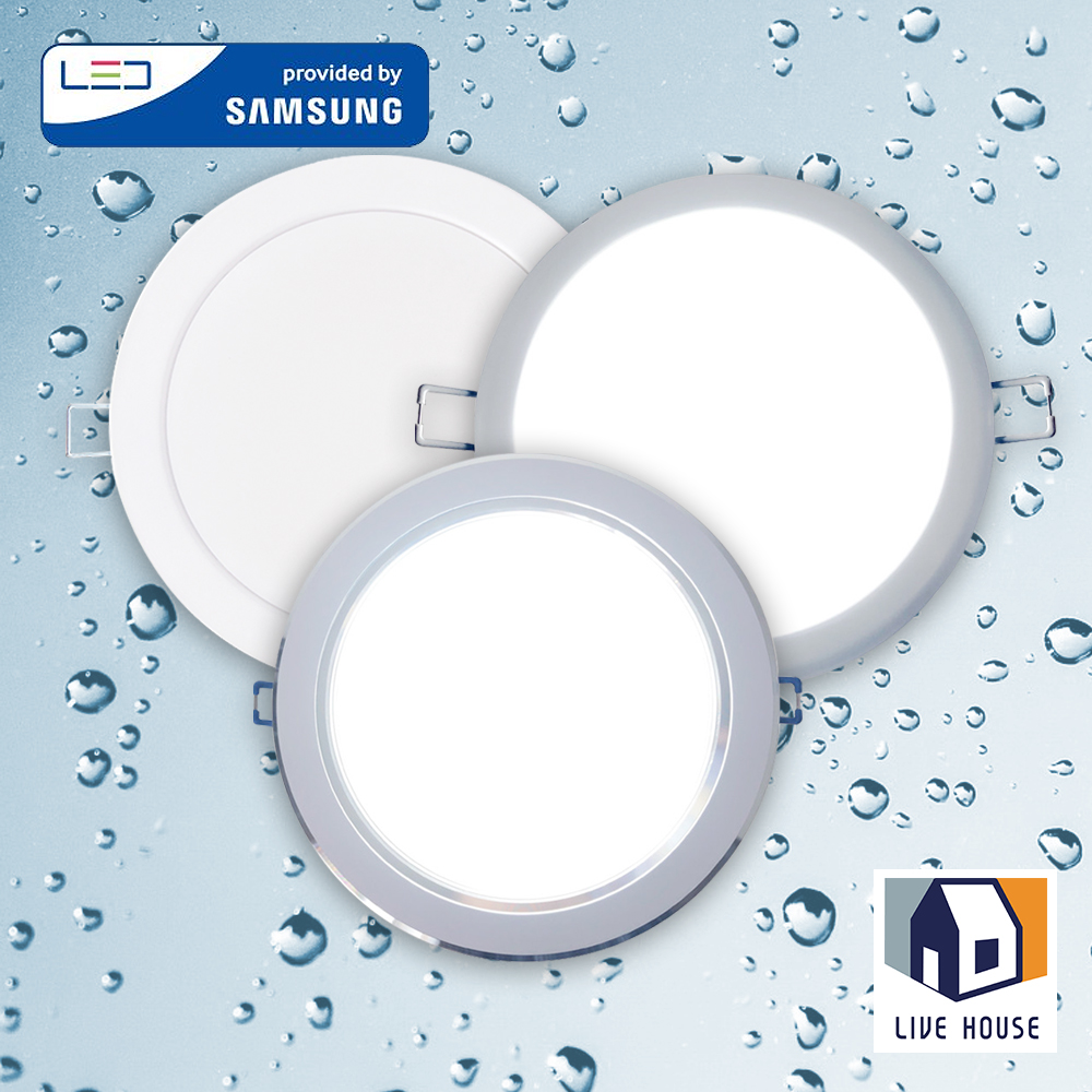 LED 원형 방습등 화장실 욕실등 조명 리브 커버 15w(6인치)