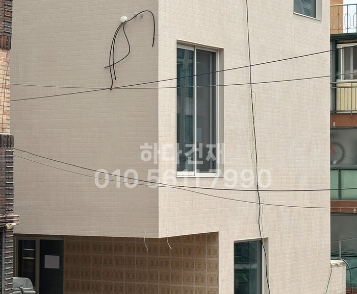 아이콧료와 안센트타일 505 가로결 시공사례 / 하다건재 아이코트료와 ICOTRYOWA 일본타일