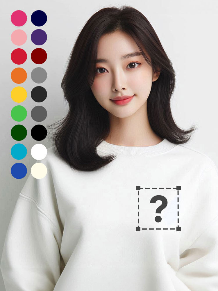 [기본인쇄포함] 맨투맨 티셔츠 주문 제작 단체티 소량 커스텀 인쇄 프린팅