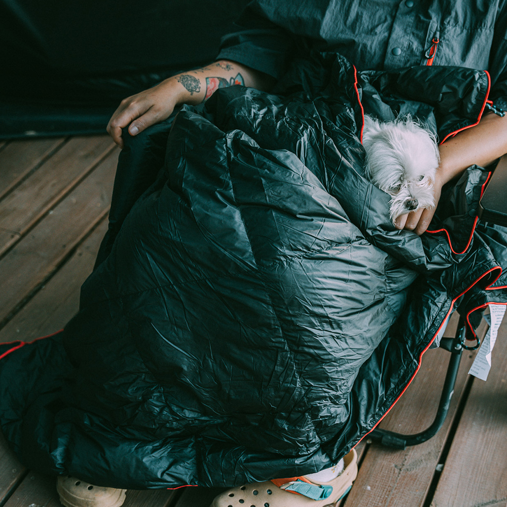 덕다운 캠핑 블랭킷 패딩담요 이불 백패킹 차박 초경량 사계절 다용도 침낭 대용