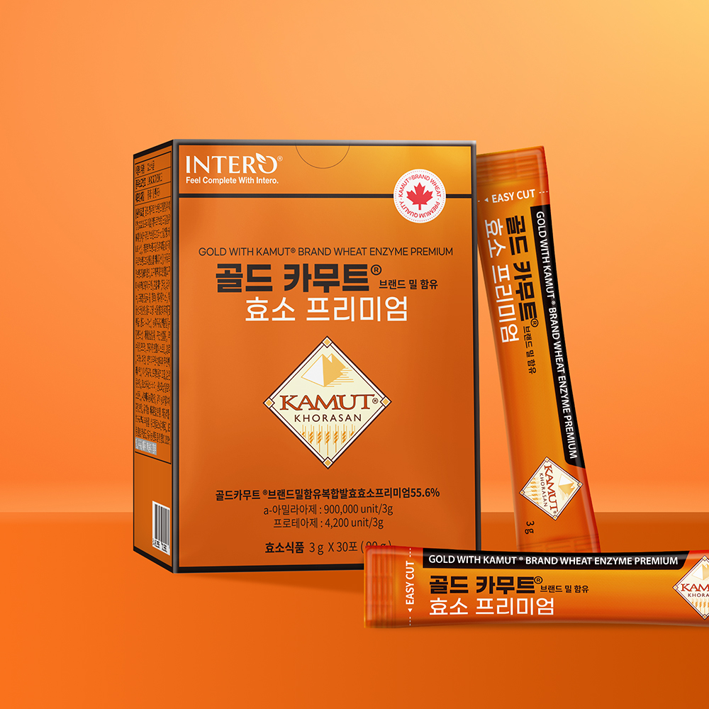인테로 골드 카무트 효소 프리미엄 30포, 3개 - 상세 이미지 3