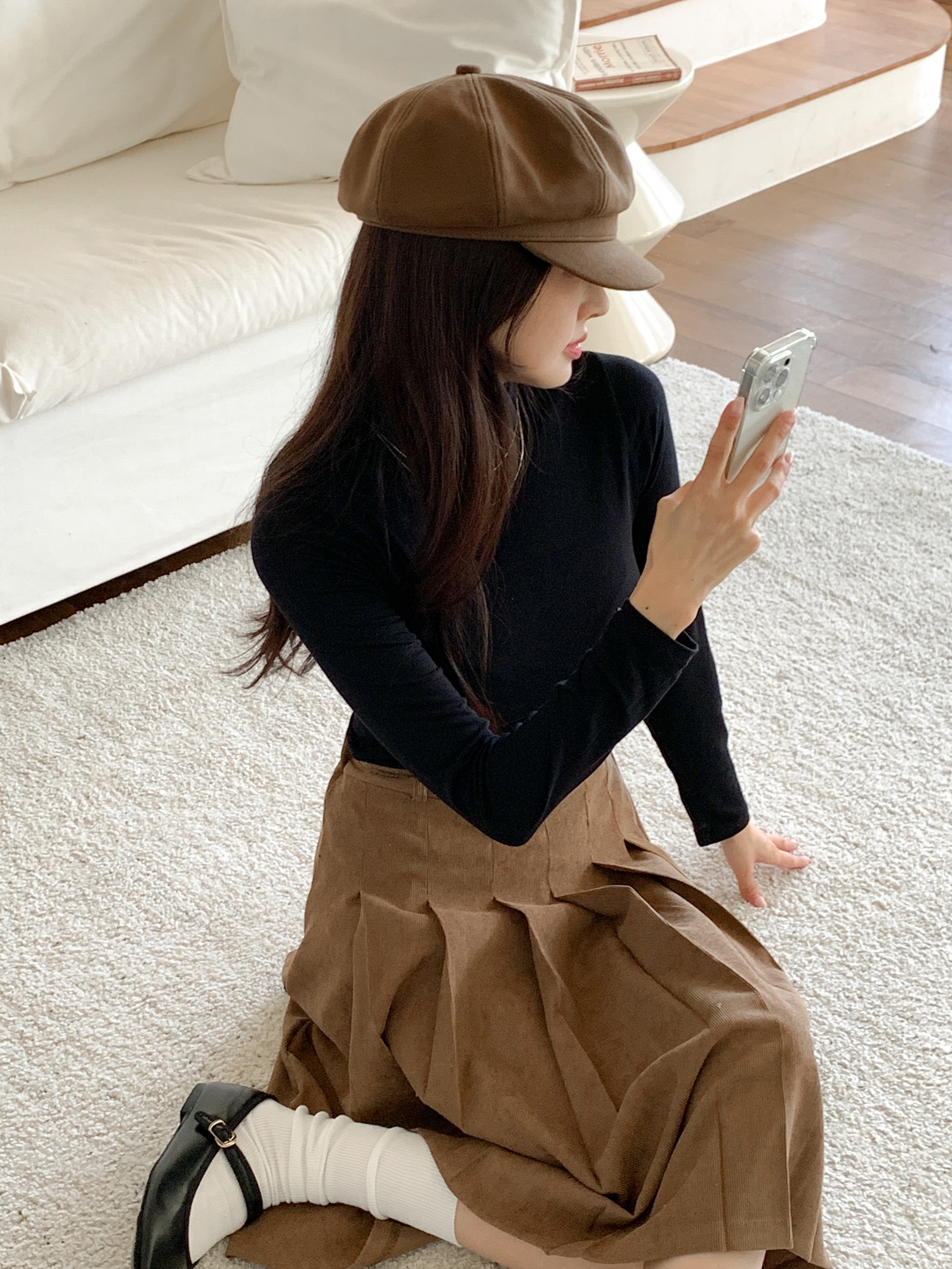 브레니 어텀 빵모자 마도로스 헌팅캡 모자 3color 상세 이미지 19