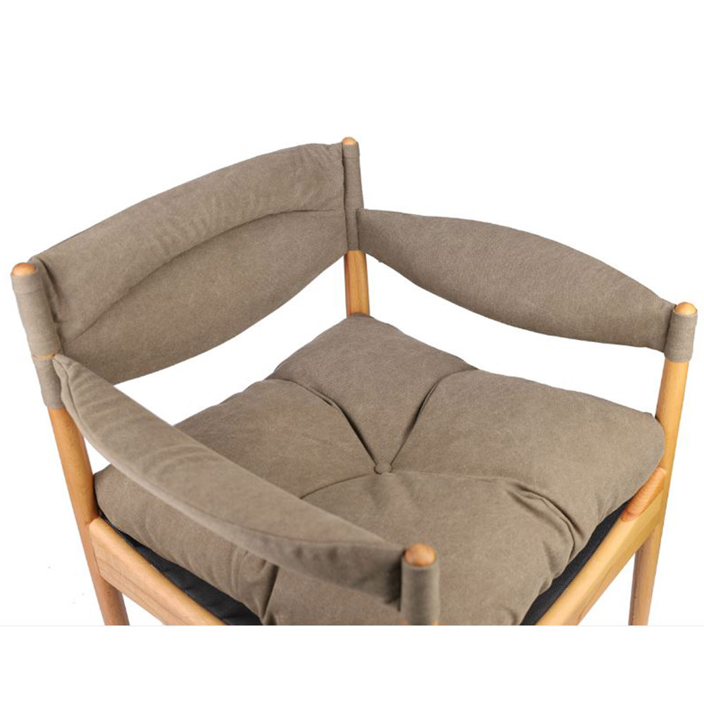 [우드/식탁용] 마이크로폼 카키 테이블 체어 Y3-16 - Khaki