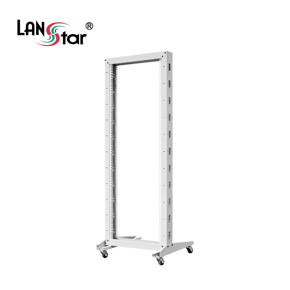 랜스타 오픈형 허브랙 19인치 랙케이스 통풍 과열방지 통신랙 (LS-1600HO)