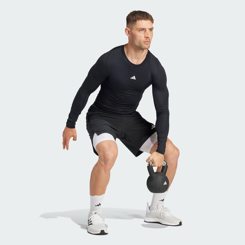 [아디다스 공식] TECHFIT 컴프레션 트레이닝 긴팔 티 JE6702 - 상세 이미지 4