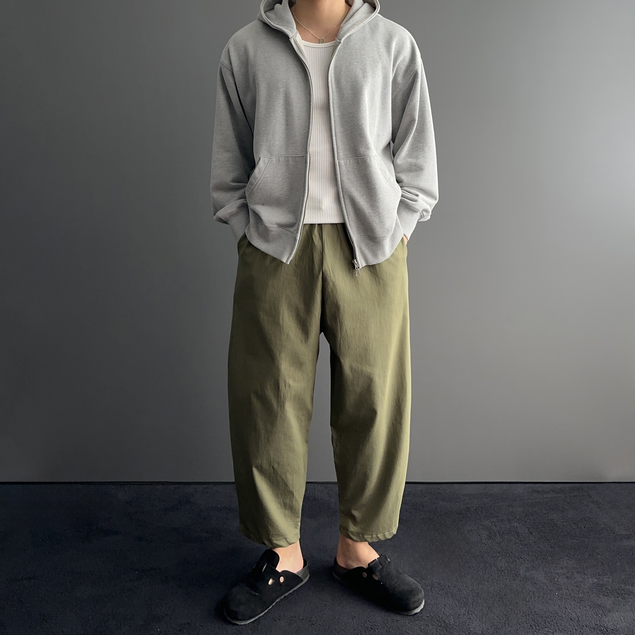 1+1 남자벌룬팬츠 배정남바지 남자항아리바지 - 상세 이미지 2