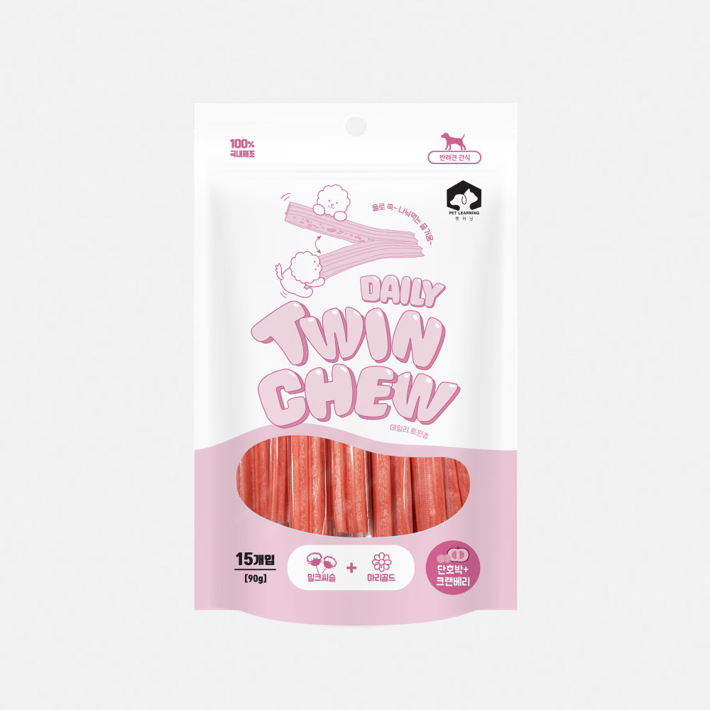 펫러닝 국내산 강아지덴탈껌 강아지양치껌 치석제거 스틱 망고, 90g, 1개 - 상세 이미지 5