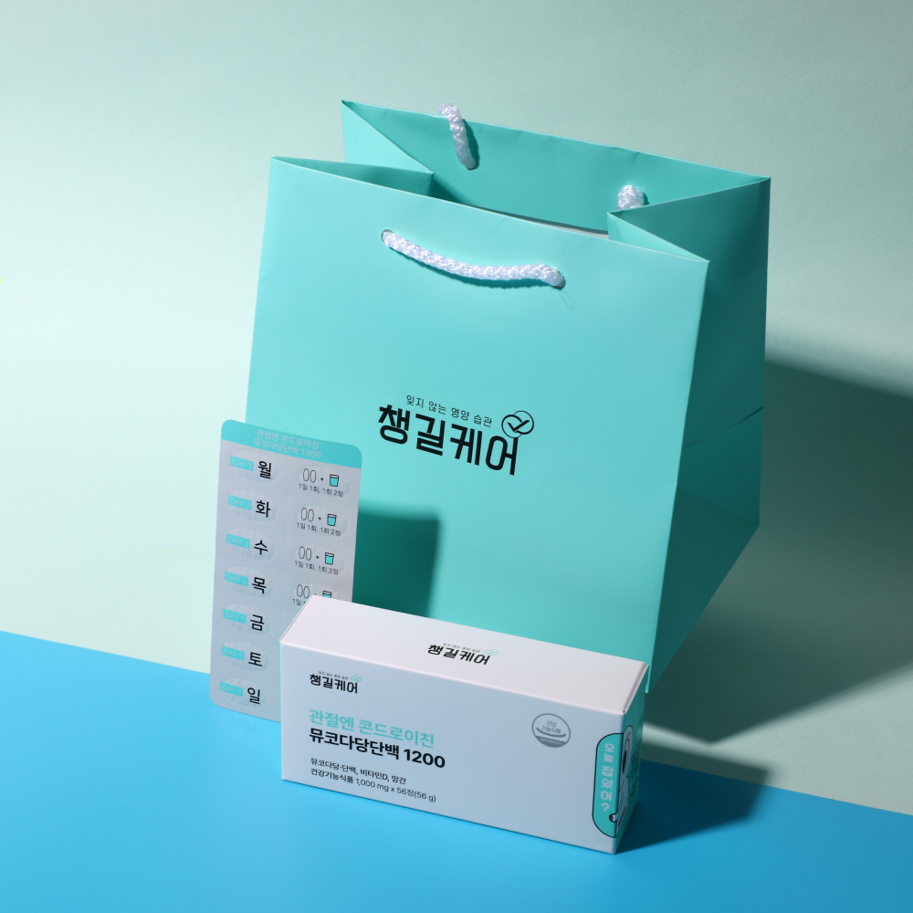 소유래 프리미엄 콘드로이친 올인원 관절엔 콘드로이친 뮤코다당단백 1200 56정, 5개 - 상세 이미지 5