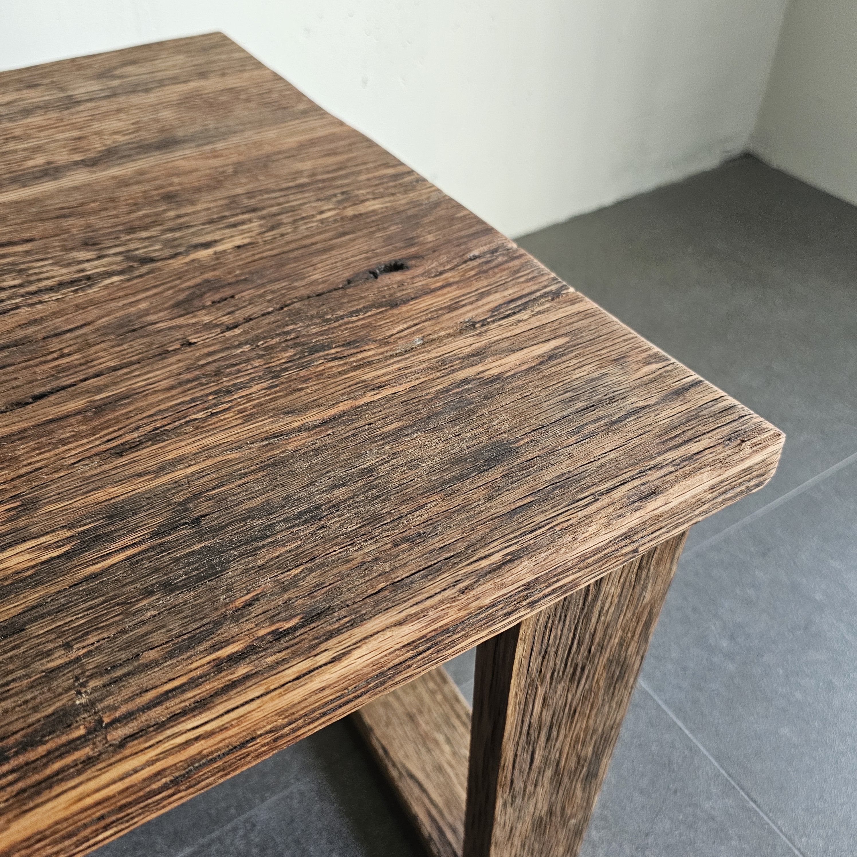 100년 이상 된 미국산 올드오크 빈티지 오크고재 거실테이블 커피테이블