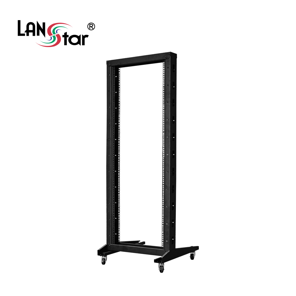 랜스타 오픈형 허브랙 19인치 랙케이스 통풍 과열방지 통신랙 (LS-1600HBO)