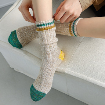에브리디 여성양말 무압박 중목 겨울 여자 양말 세트 이미지 6