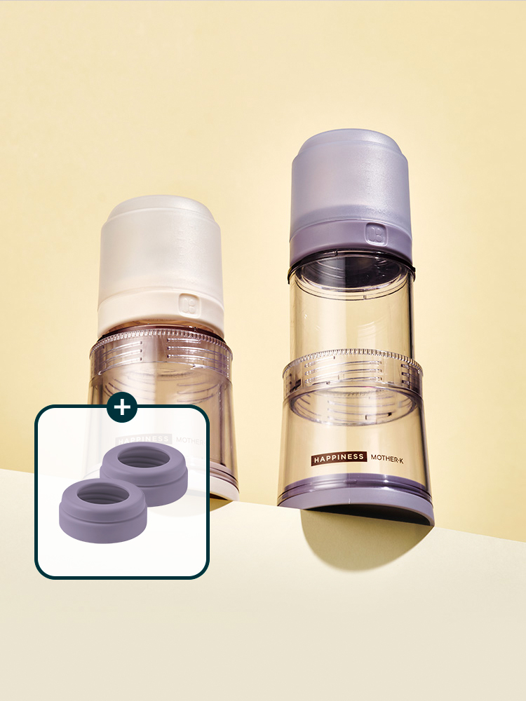 [스크류 GIFT] 마더케이 에코젠 폴딩 일회용 젖병(무꼭지) 외출템