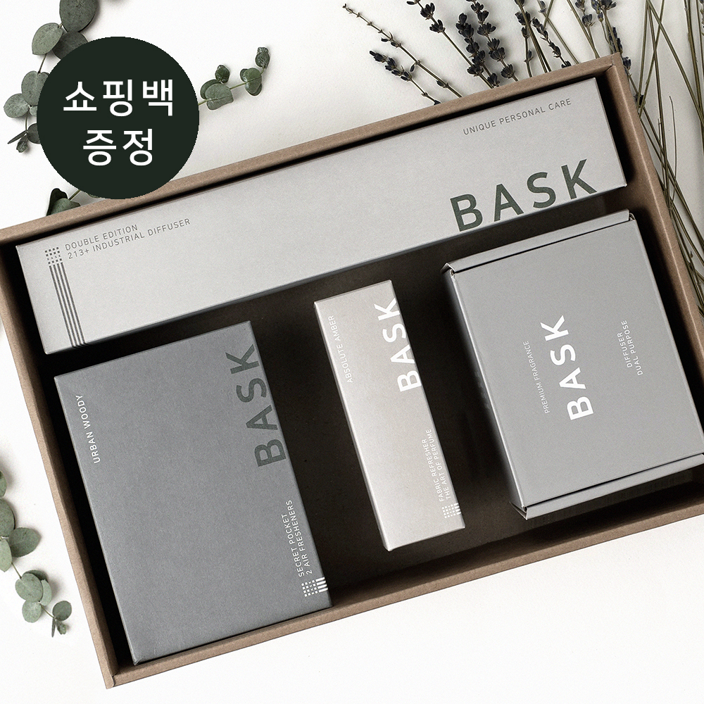 [바스크 프리미엄 향기 선물세트] 실내 디퓨저+차량용 방향제+섬유 스프레이+사쉐 4종 디오바스크 - 상품 이미지