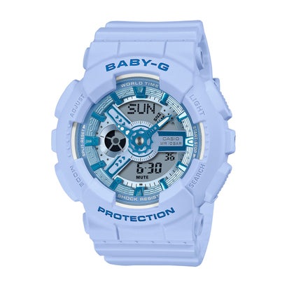 카시오 CASIO 베이비지 Y2K 여성 손목 시계 BA-110YK-4AJF 블루 - 상세 이미지 2