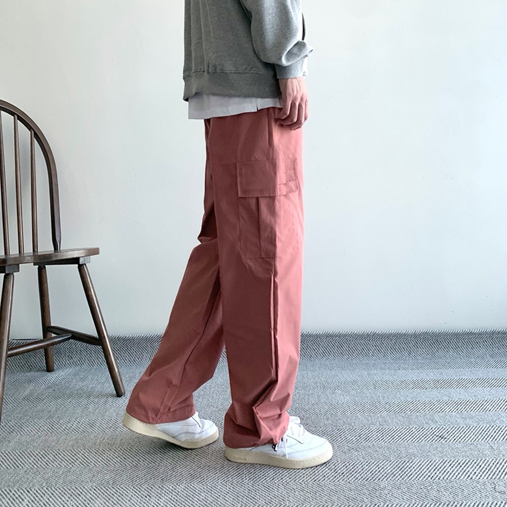 나일론카고팬츠 파라슈트팬츠 남자와이드팬츠 - 상세 이미지 5