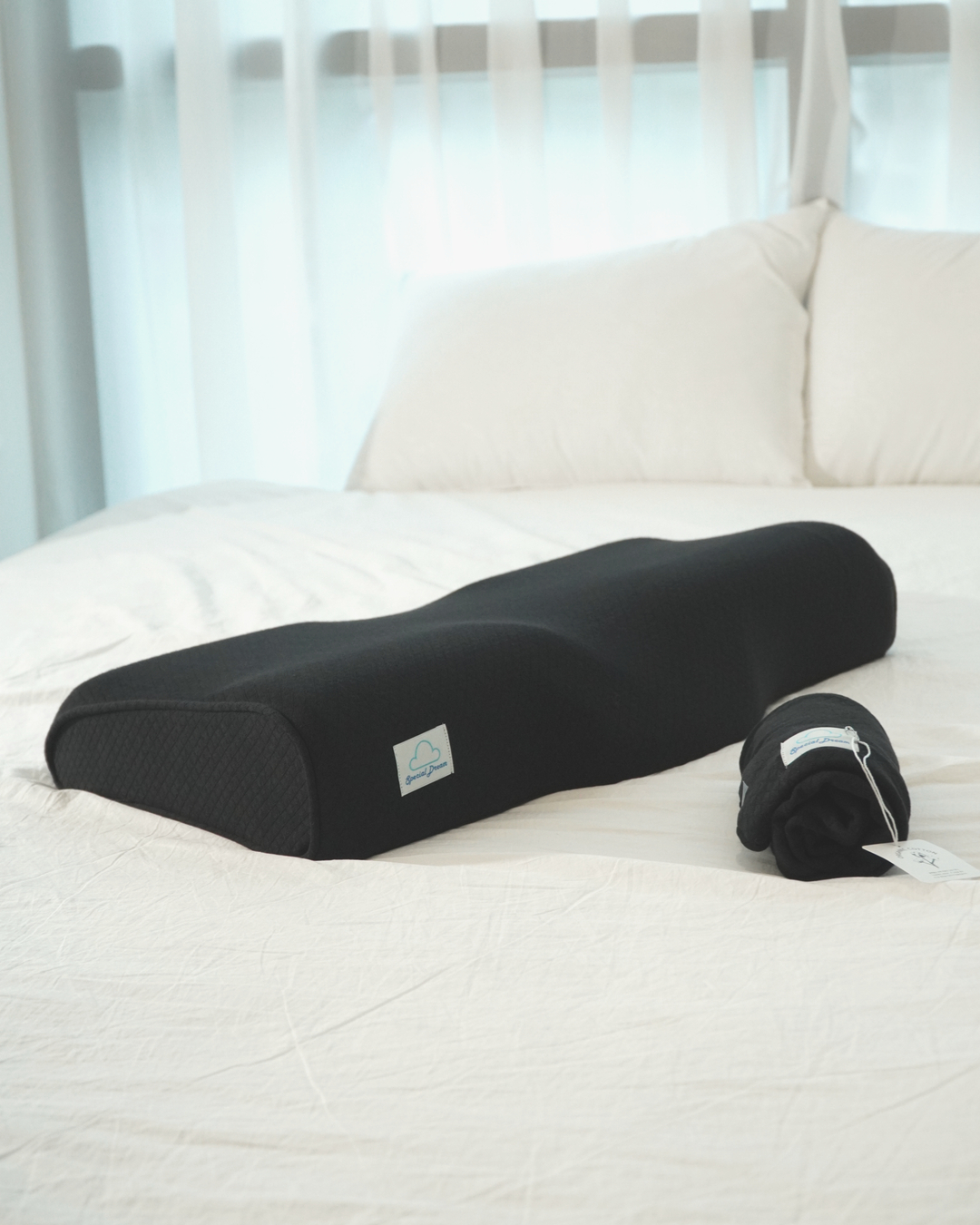 스페셜드림 경추베개 M L 목디스크 거북목 일자목 코골이 옆으로자는 양방향 메모리폼 베개