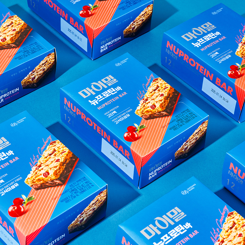 대상웰라이프 마이밀 뉴프로틴바 1박스+1박스 (21g x 24개) 식사대용