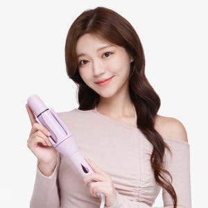 오아 오토 고데기 자동 회전 봉고데기 웨이브 아이롱 롤링 고대기 퍼플 개봉기 | 실사용 후기 - 상품 이미지 3