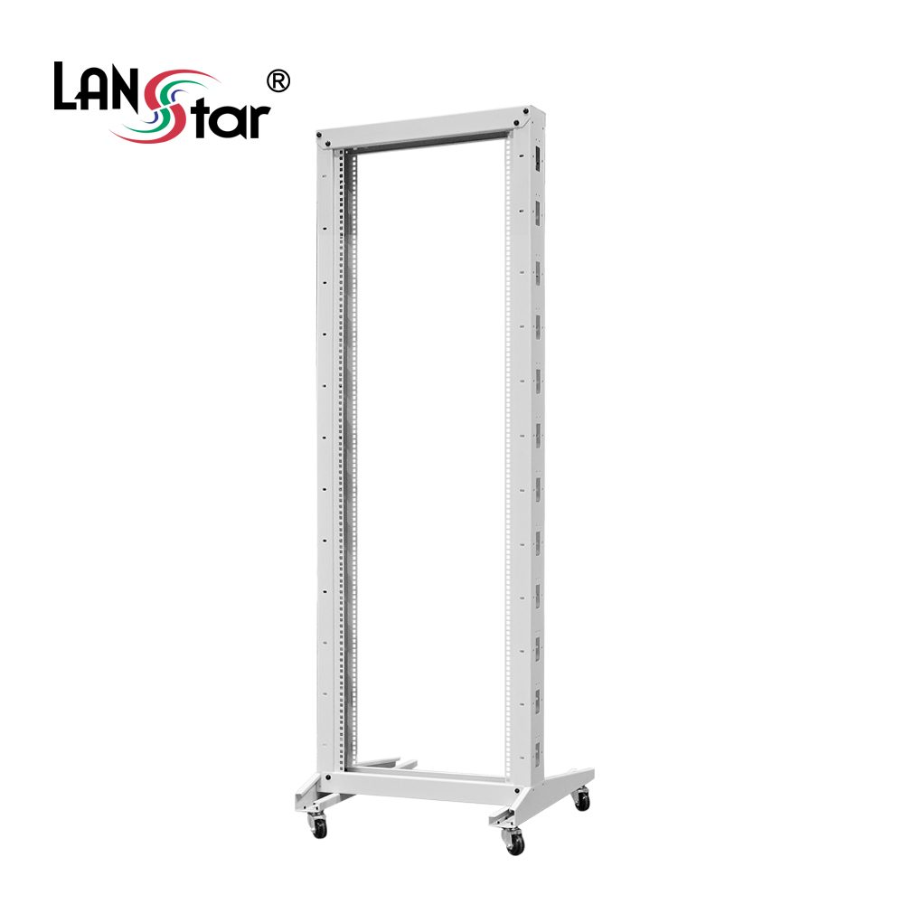 랜스타 오픈형 허브랙 19인치 랙케이스 통풍 과열방지 통신랙 (LS-1800HO)