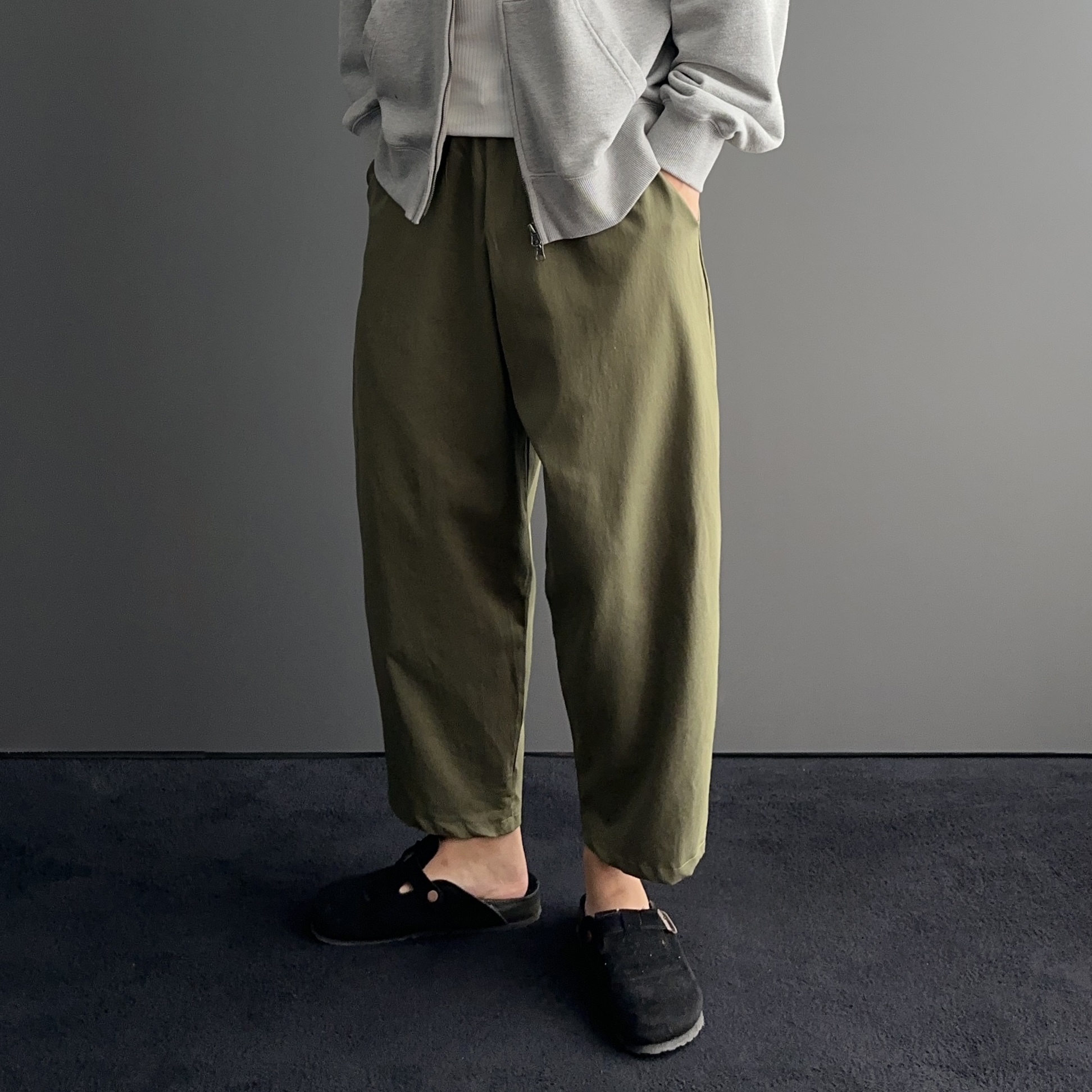 1+1 남자벌룬팬츠 배정남바지 남자항아리바지 - 상세 이미지 4