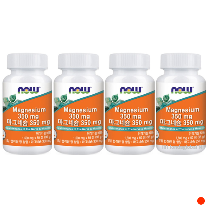 나우푸드 마그네슘 350mg 칼슘 관절 뼈 건강 12개월분 : 비엔엠코리아