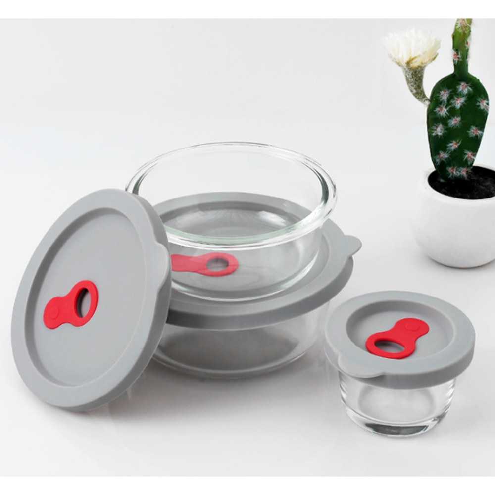 내열유리반찬통 오븐용 오븐글라스 전자렌지용 투명 용기