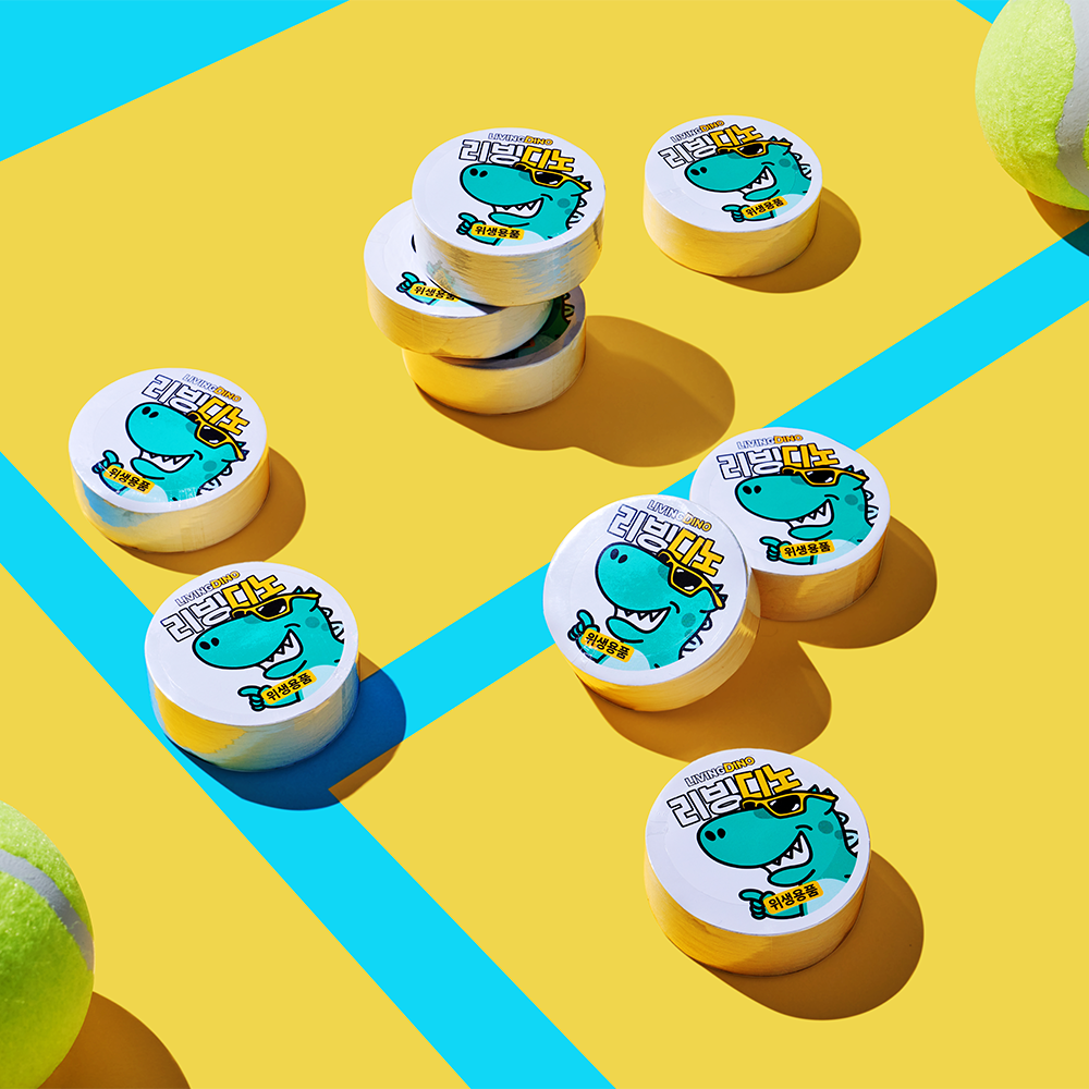 리빙디노 코인 스포트 타월 헬스장 수건 물티슈 여행 캠핑 운동  일회용 코인티슈 50입