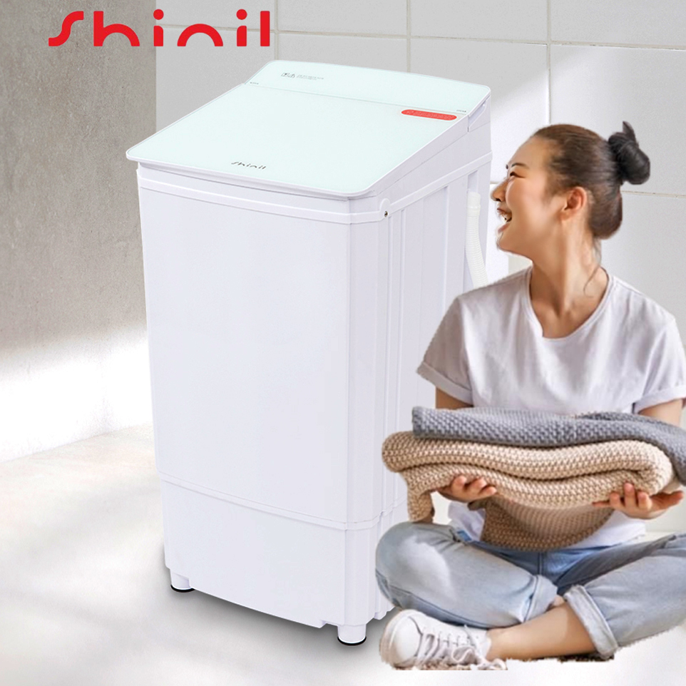 신일 고속 탈수기 의류 세탁 탈수기 수영장 수영복 탈수기 공업용 산업용 화이트