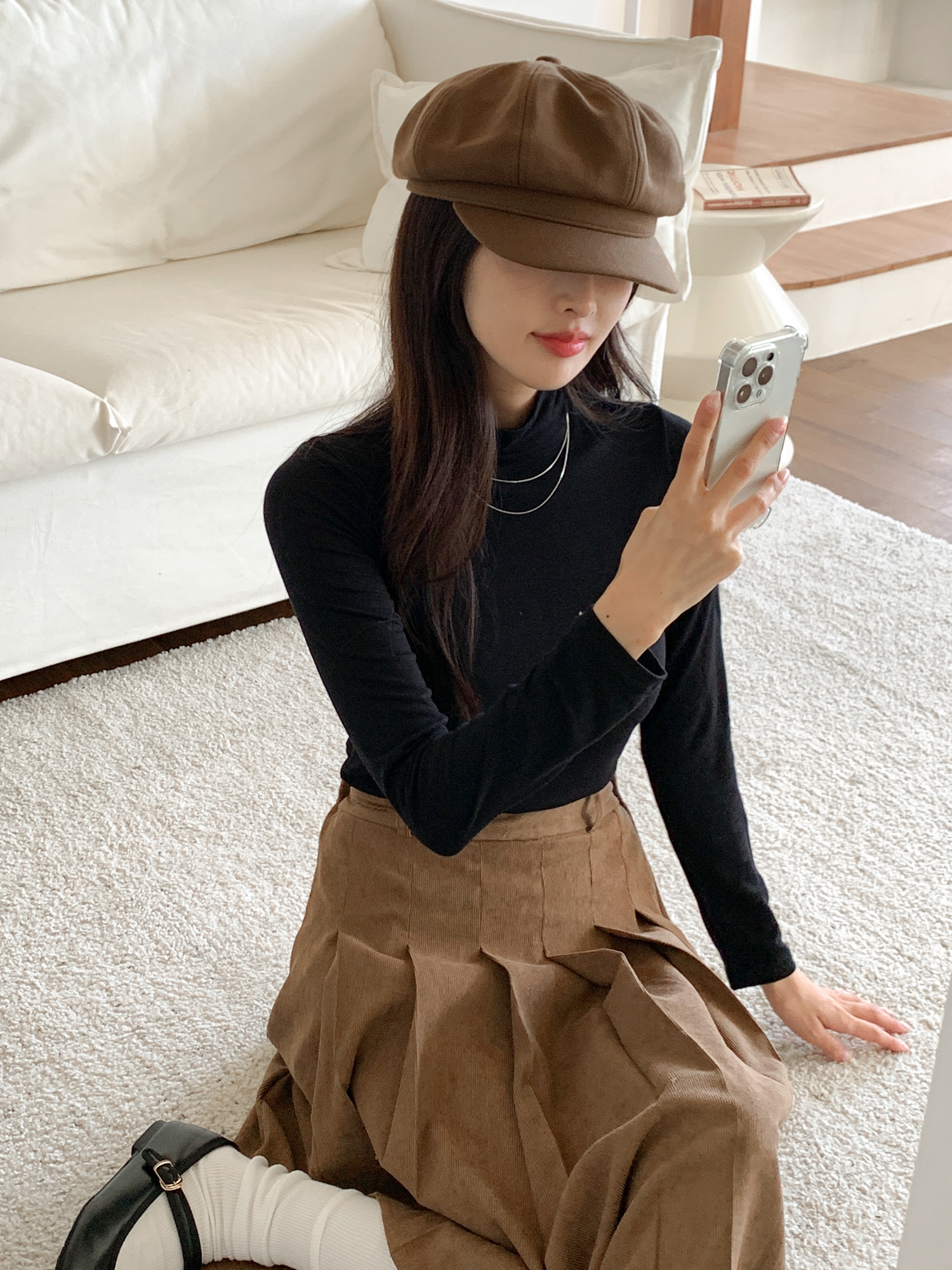 브레니 어텀 빵모자 마도로스 헌팅캡 모자 3color 상세 이미지 18