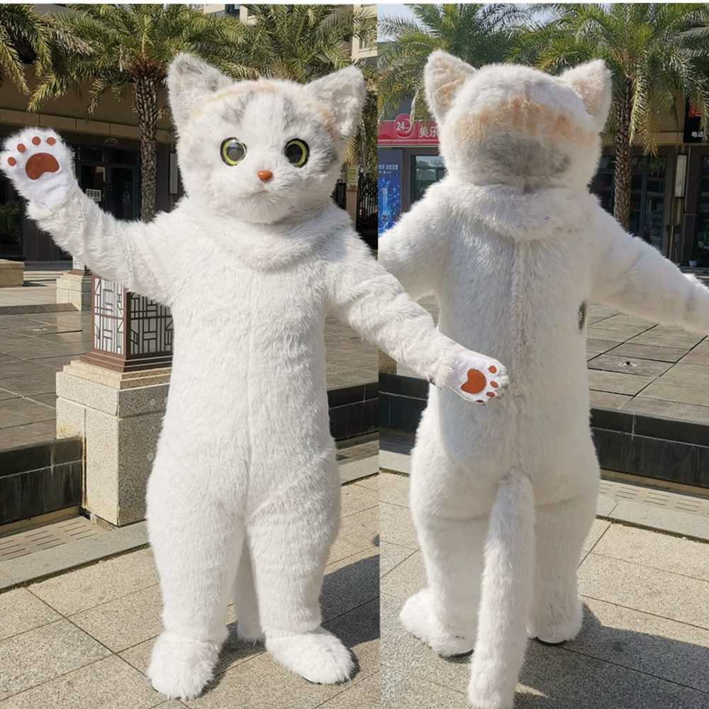 인형탈 전신 코스튬 선풍기달린 인형극 공연 동물옷 귀여운 고양이 이미지 6