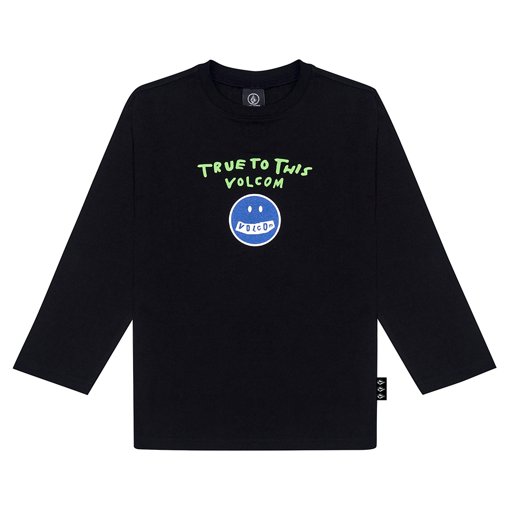 볼컴키즈 트루 스마일 롱 티셔츠_D4F300 - 상세 이미지 4