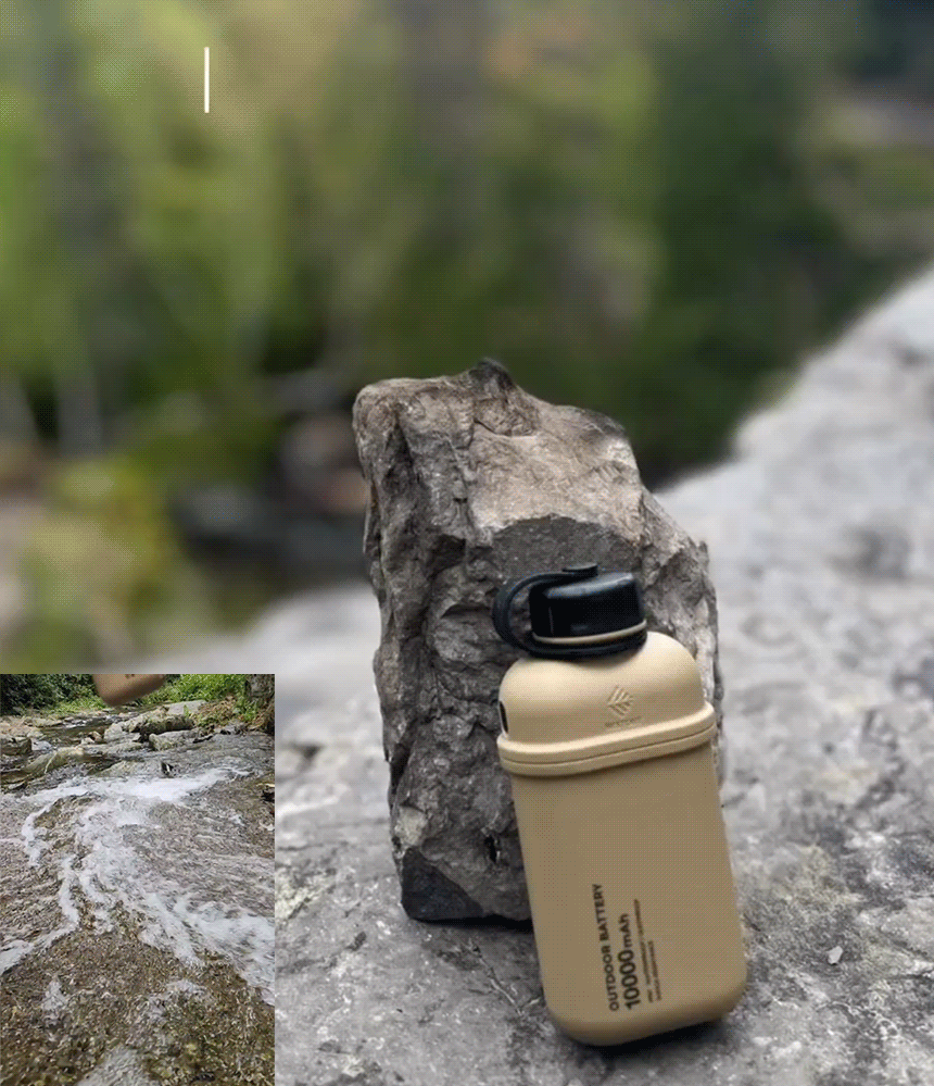 네스트아웃 아웃도어 보조배터리 10000mAh DE-NEST10000A - 상세 이미지 2