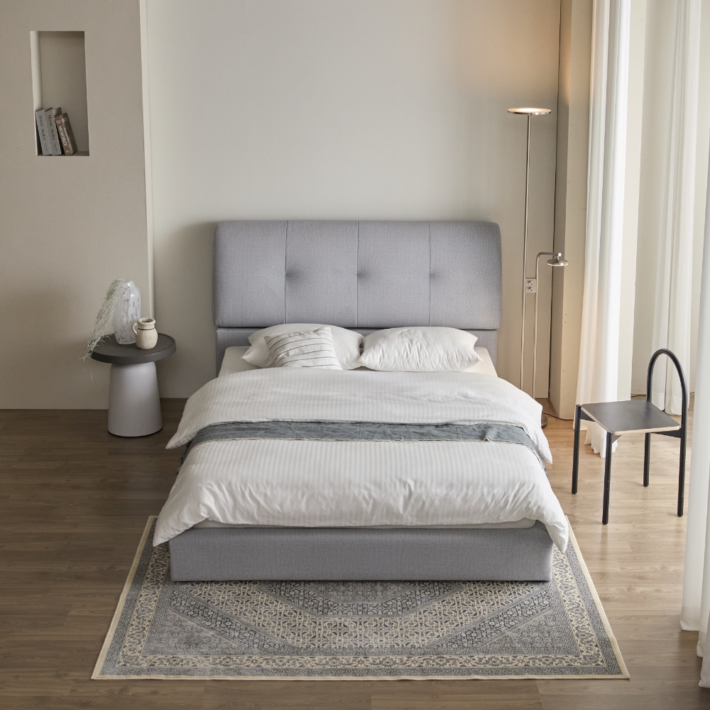 에덴느 밀레 호텔식 침대프레임 호텔 패브릭 신혼부부 호텔형 슈퍼싱글 1100