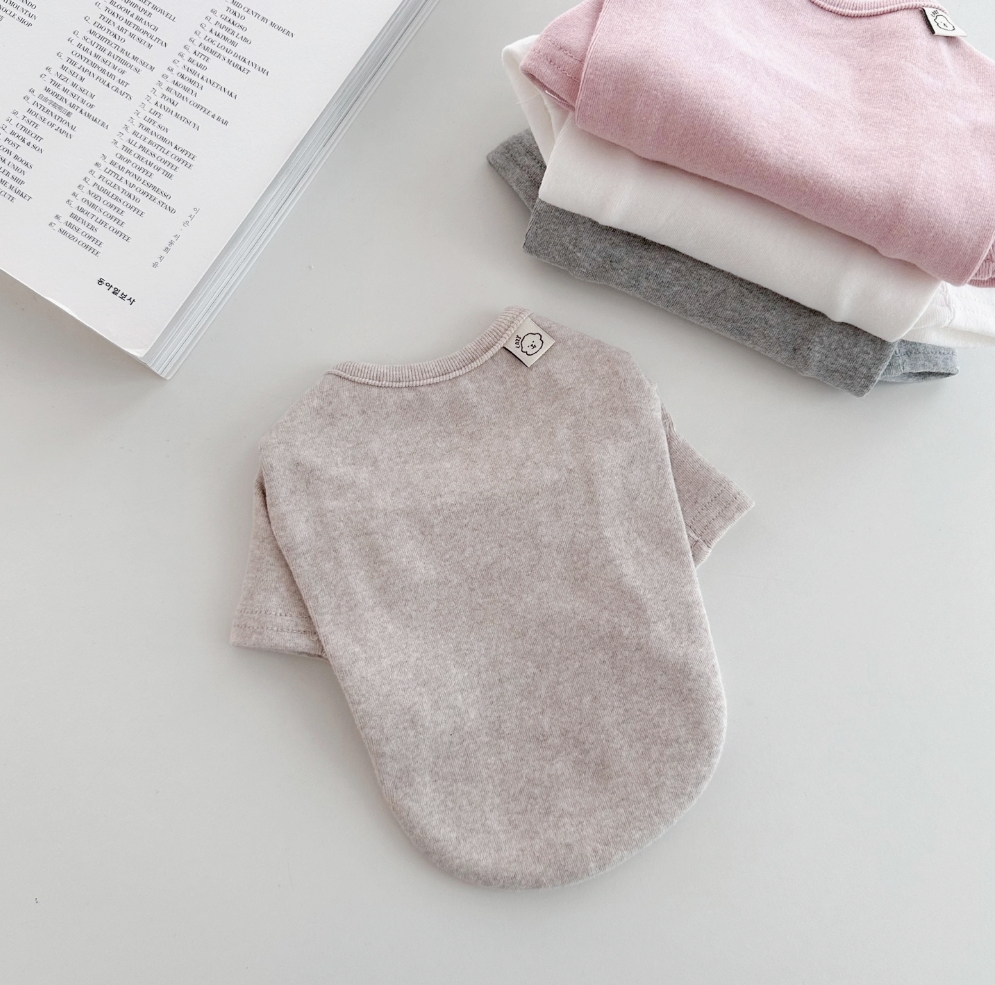 뚜담펫 베이직 순면 티셔츠 S-2XL - 상세 이미지 5