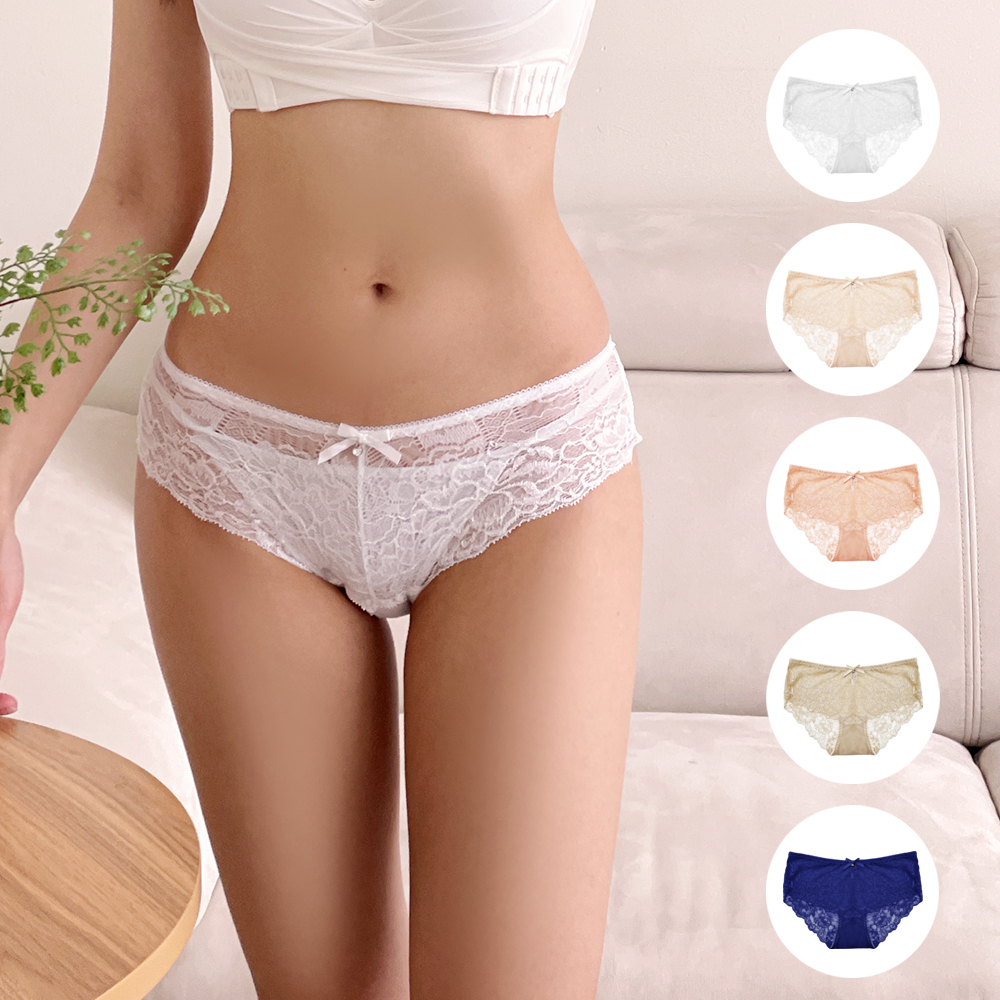 레이스 팬티 편한 노라인 햄라인 시스루 망사 섹시속옷 이미지 2