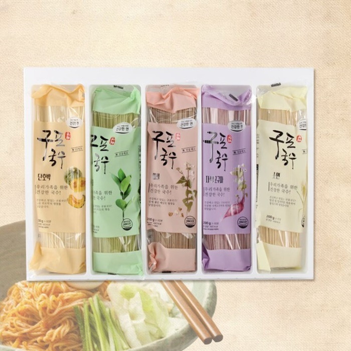 구포국수 선물세트 아기 소면 국수 호박 메밀 녹차 자색고구마 이미지 8