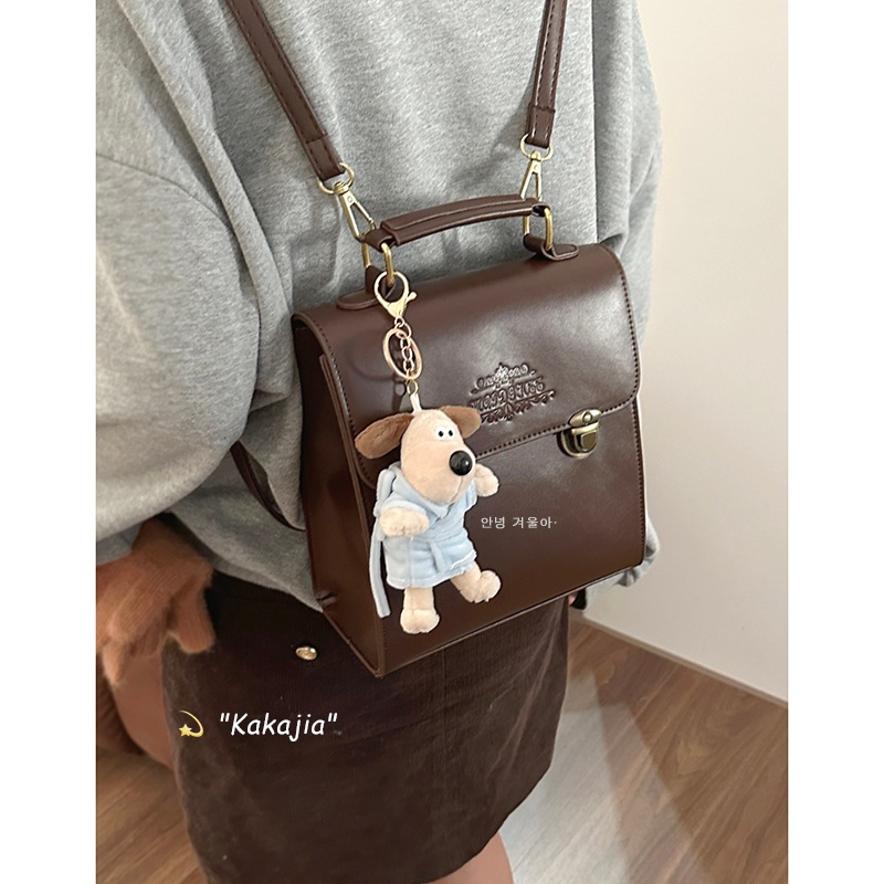 권은비 백팩 가방 인스타그램 복고풍 캠버스백 의상 옷 패션 - 상세 이미지 2