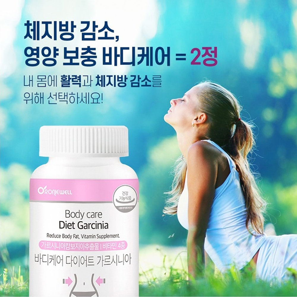 다이어트 가르시니아 캄보지아 추출물 HCA 체지방감소 나이아신 판토텐산 비타민 복부 지방 - 상세 이미지 2