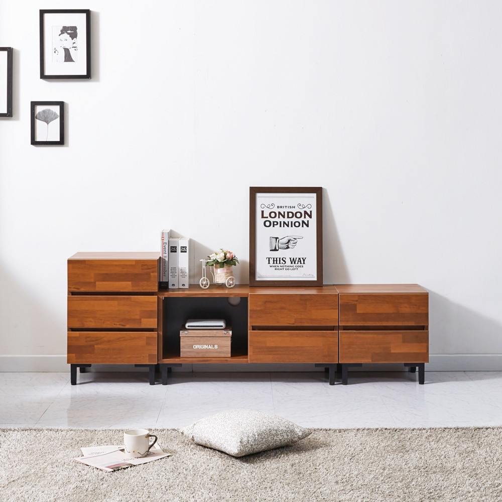 포머 낮은 안방 미니티비다이 tv다이서랍장 폭좁은 티비 거실장