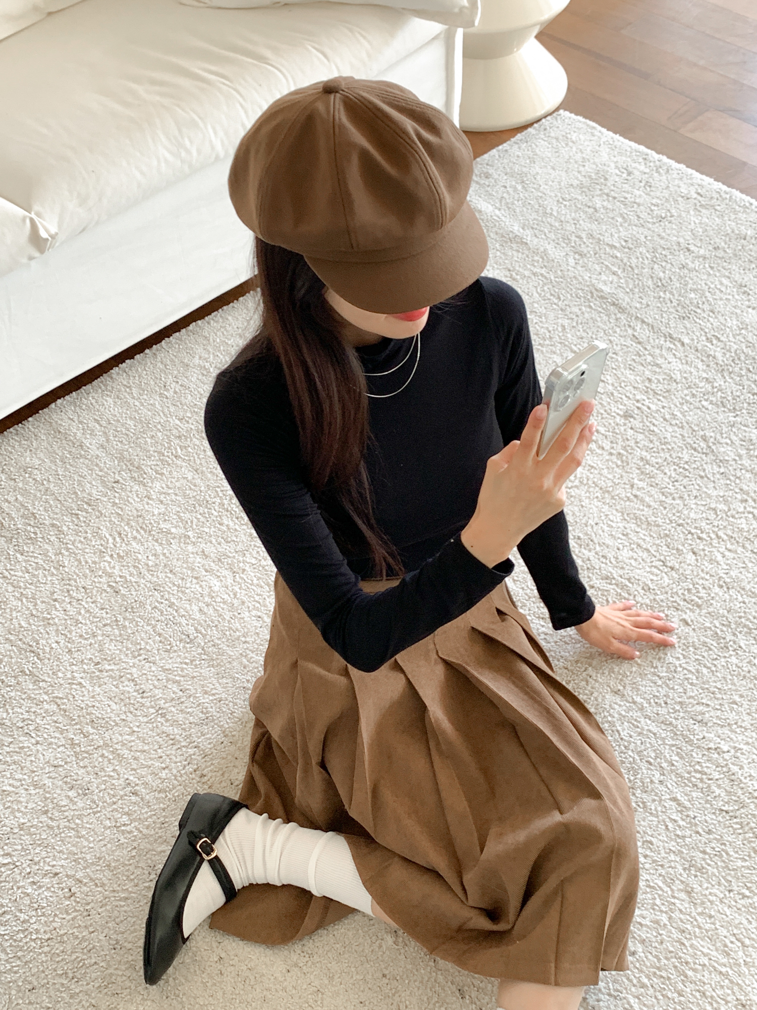 브레니 어텀 빵모자 마도로스 헌팅캡 모자 3color 상세 이미지 17