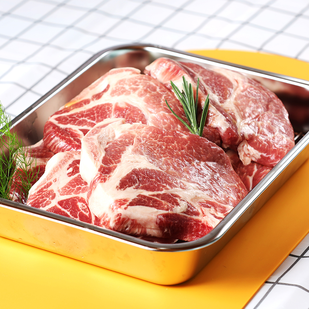 1등급이상 숙성한돈 캠핑고기세트 (1.5kg / 2.5kg) 캠핑용 떡목살 쪽갈비 통갈비 - 상세 이미지 4