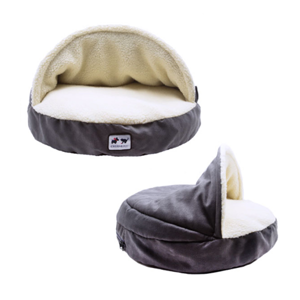 강아지 기절 방석 동굴형 S 애견 고양이 돔 쿠션 방석 하우스 침대 집 대형 대형견 텐트 이불 숨숨집 무중력 꿀잠 원형